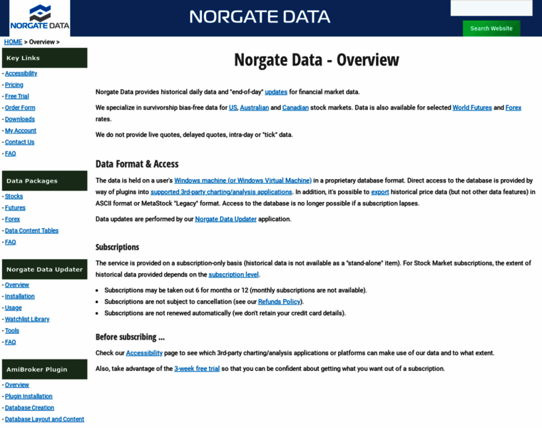 Norgatedata.com thumbnail