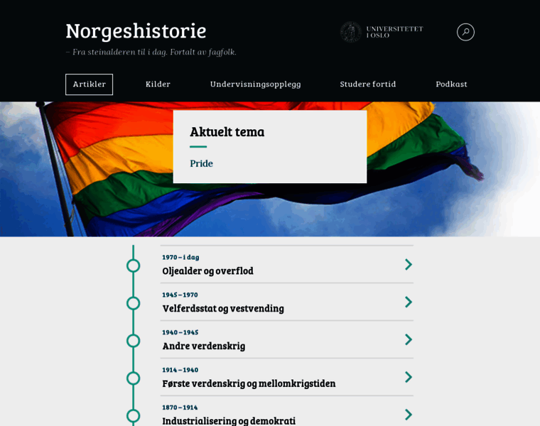 Norgeshistorie.no thumbnail