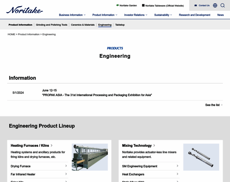 Noritake-engineering.com thumbnail