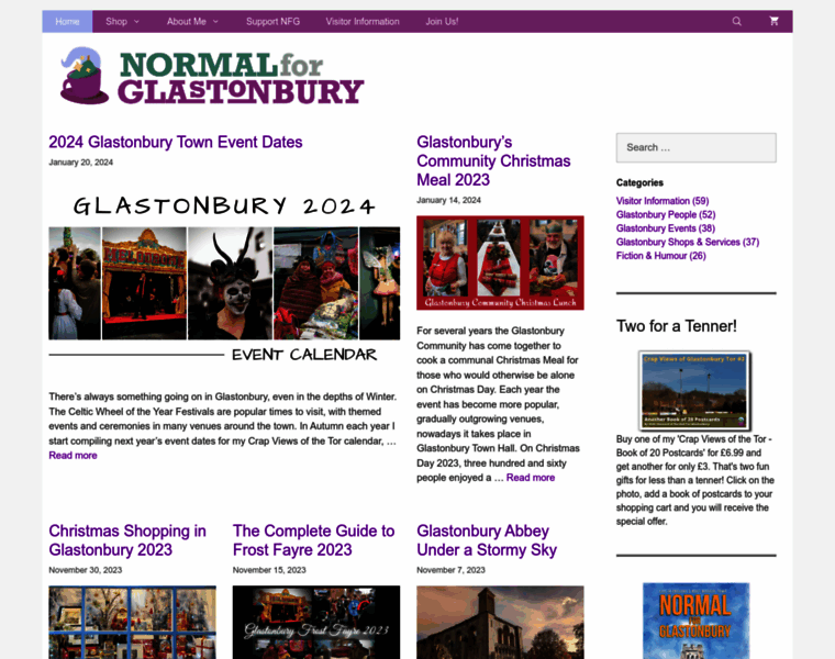 Normalforglastonbury.uk thumbnail