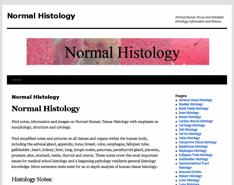 Normalhistology.com thumbnail
