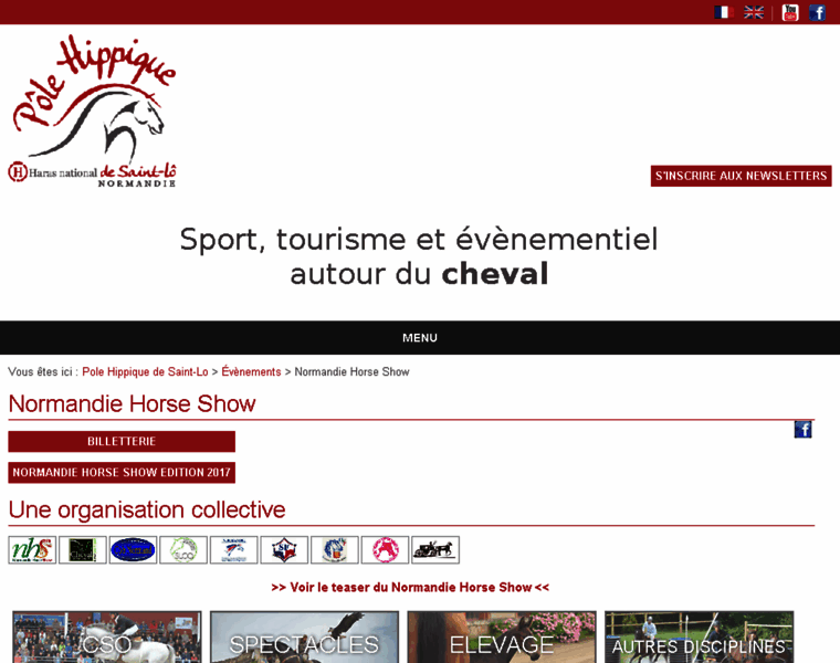 Normandiehorseshow.com thumbnail