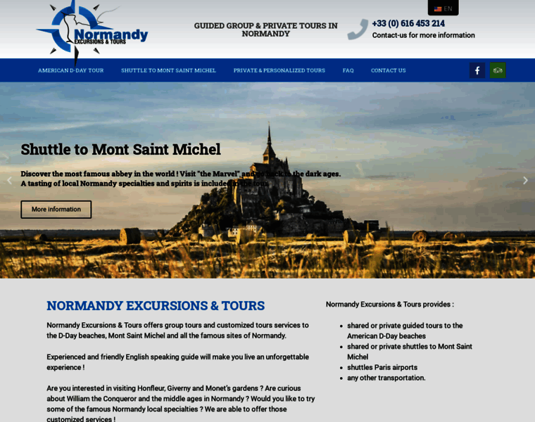 Normandy-excursions-and-tours.com thumbnail