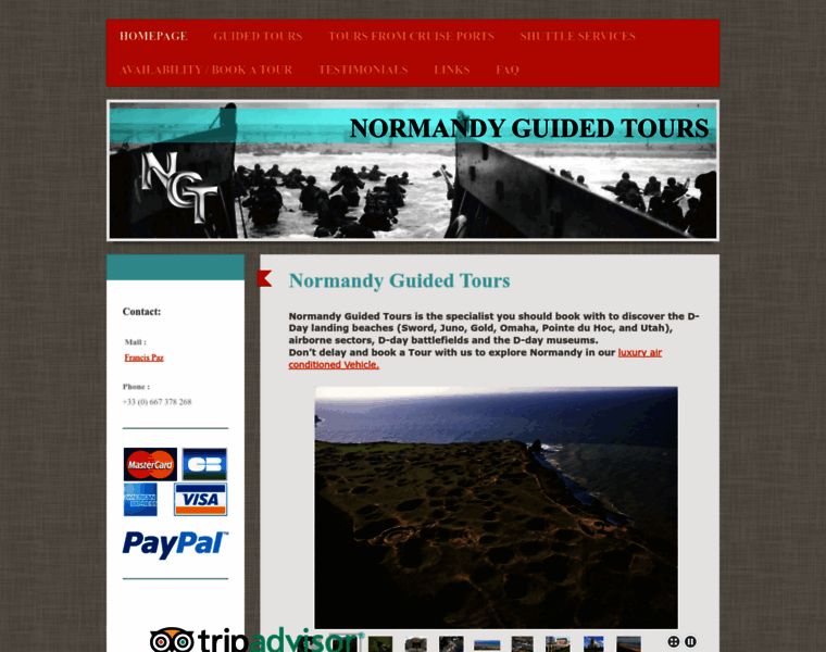 Normandyguidedtours.com thumbnail
