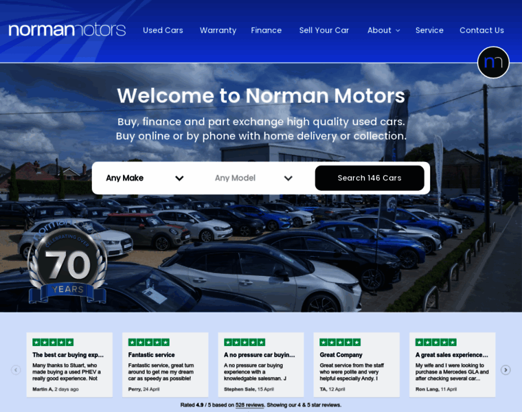 Normanmotors.co.uk thumbnail