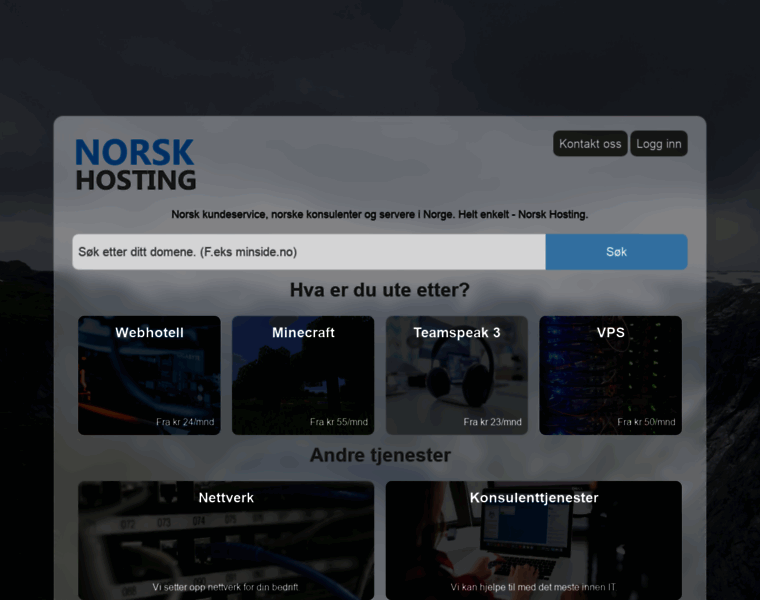 Norskhosting.no thumbnail