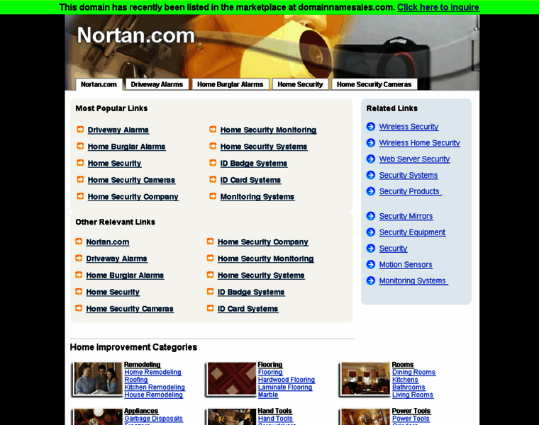 Nortan.com thumbnail