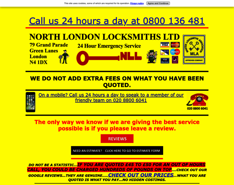North-london-locksmiths.com thumbnail