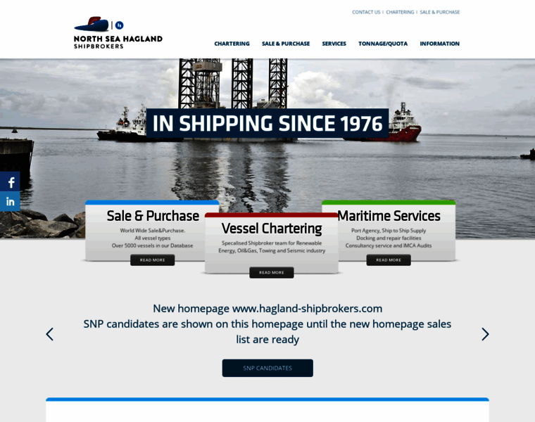 North-sea-shipbrokers.dk thumbnail