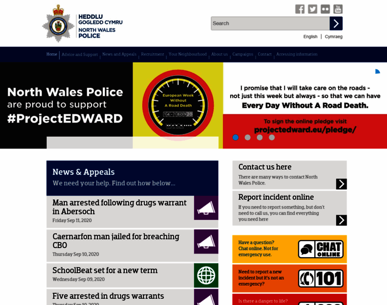 North-wales.police.uk thumbnail