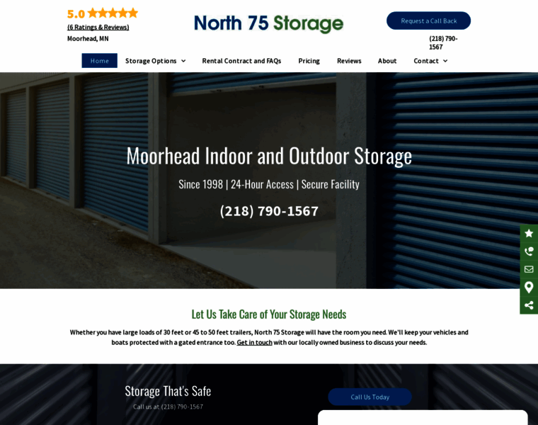 North75storage.com thumbnail