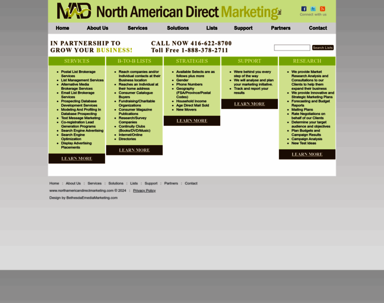 Northamericandirectmarketing.com thumbnail