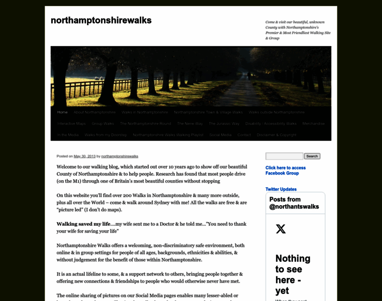 Northamptonshirewalks.co.uk thumbnail