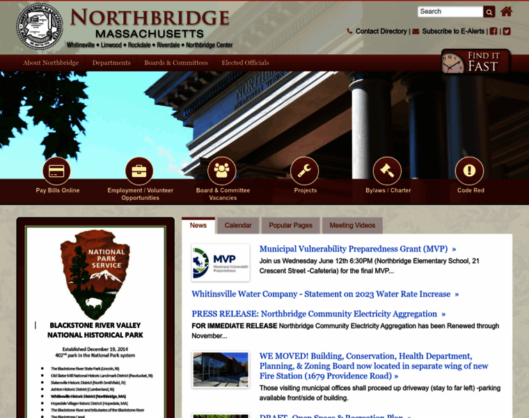 Northbridgemass.org thumbnail