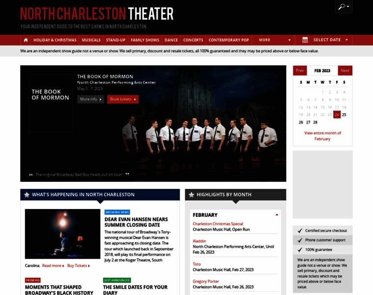 Northcharlestontheater.com thumbnail