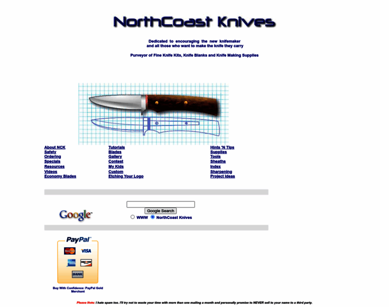 Northcoastknives.com thumbnail