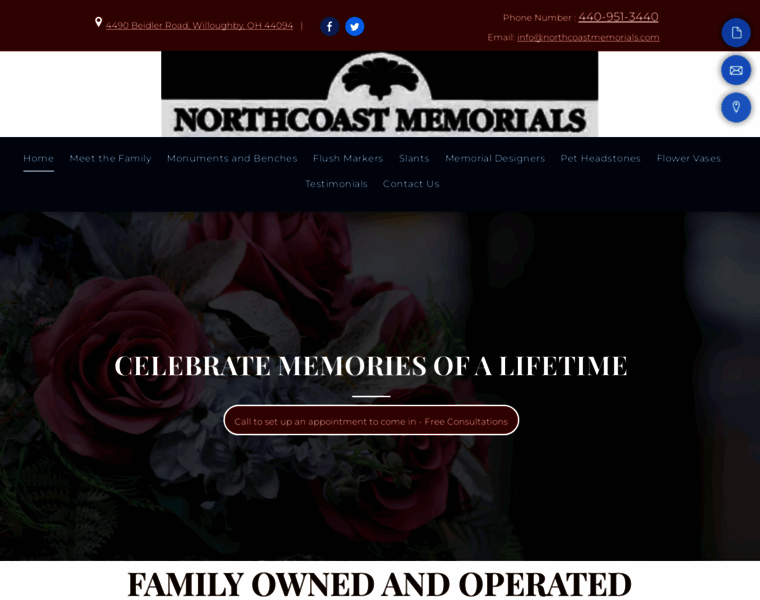 Northcoastmemorials.com thumbnail