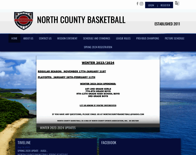 Northcountybasketball.org thumbnail