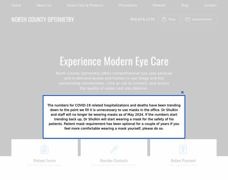 Northcountyoptometry.com thumbnail
