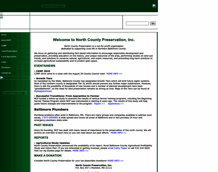 Northcountypreservation.org thumbnail
