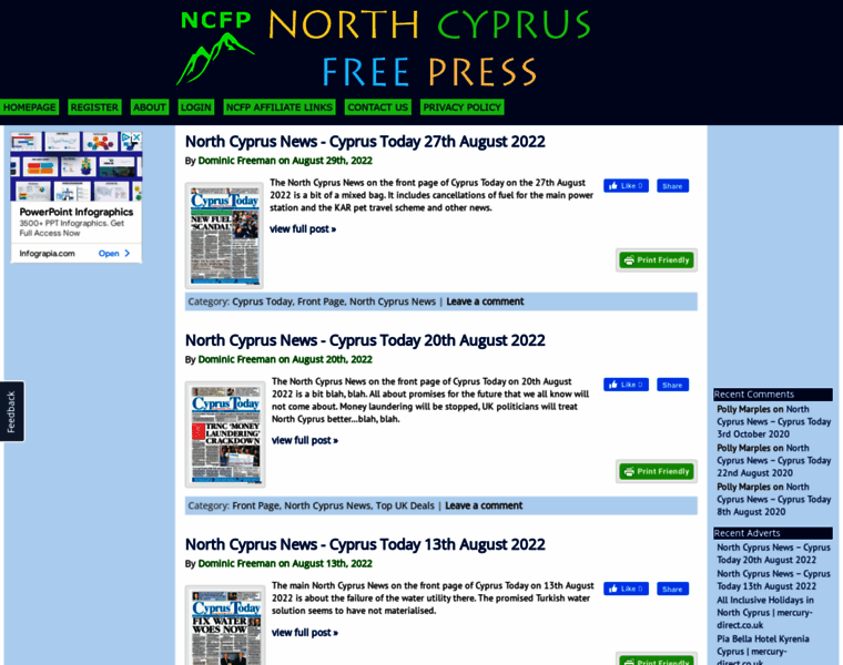 Northcyprusfreepress.com thumbnail