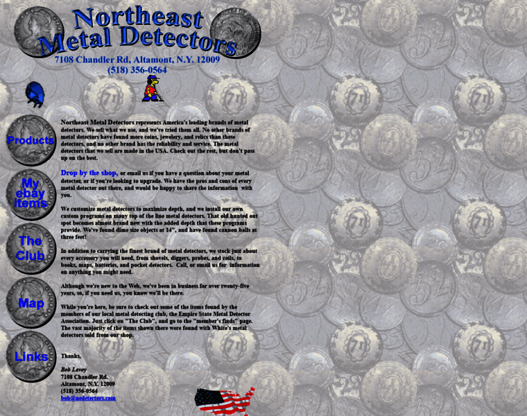 Northeast-metaldetectors.com thumbnail