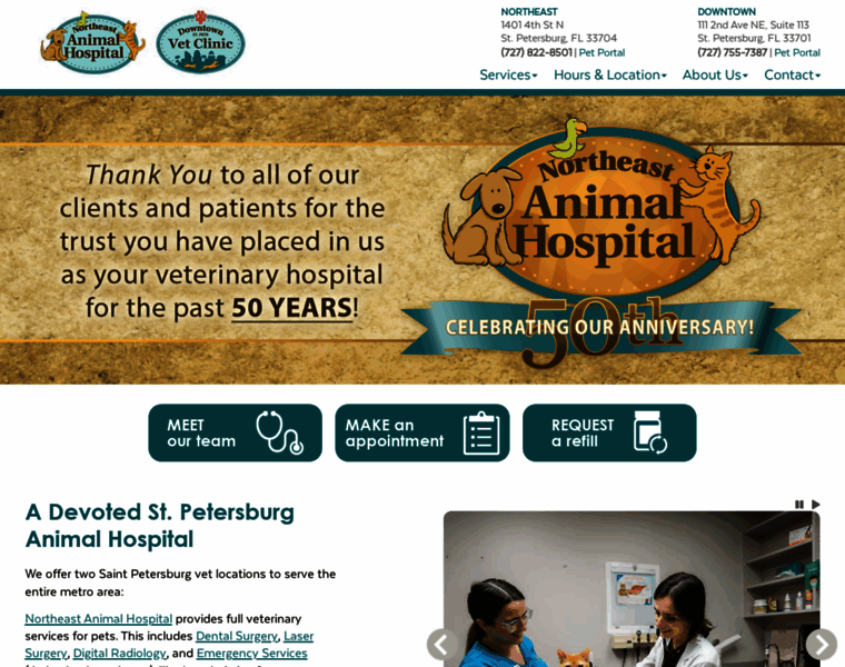 Northeastanimalhospital.com thumbnail