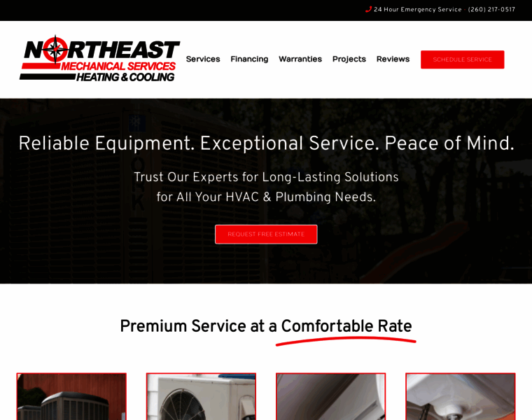 Northeastmechanicalservices.com thumbnail