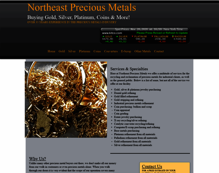 Northeastpreciousmetals.com thumbnail