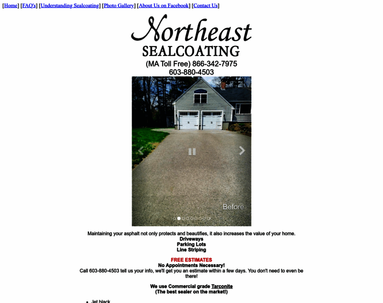 Northeastsealcoating.com thumbnail