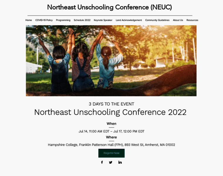 Northeastunschoolingconference.com thumbnail