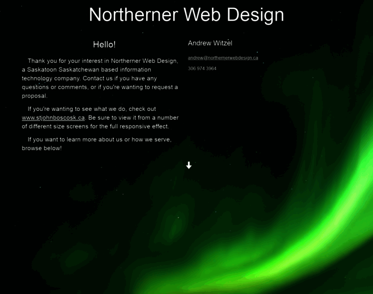 Northernerwebdesign.ca thumbnail
