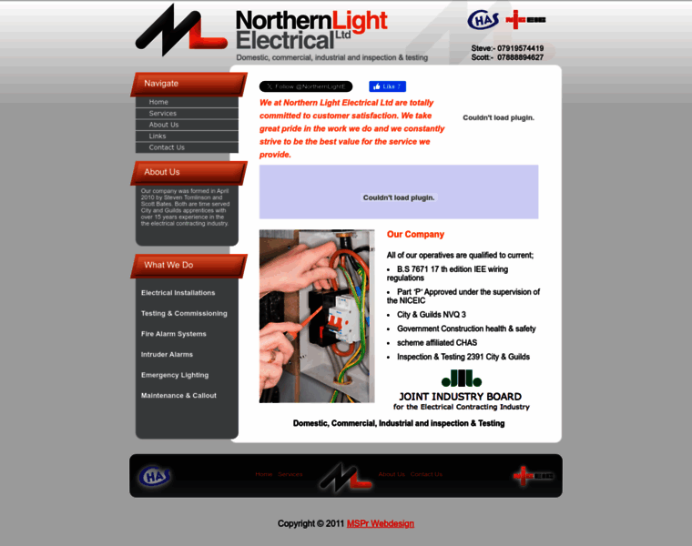 Northernlightelectrical.com thumbnail