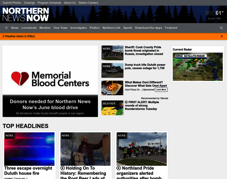 Northernnewsnow.com thumbnail