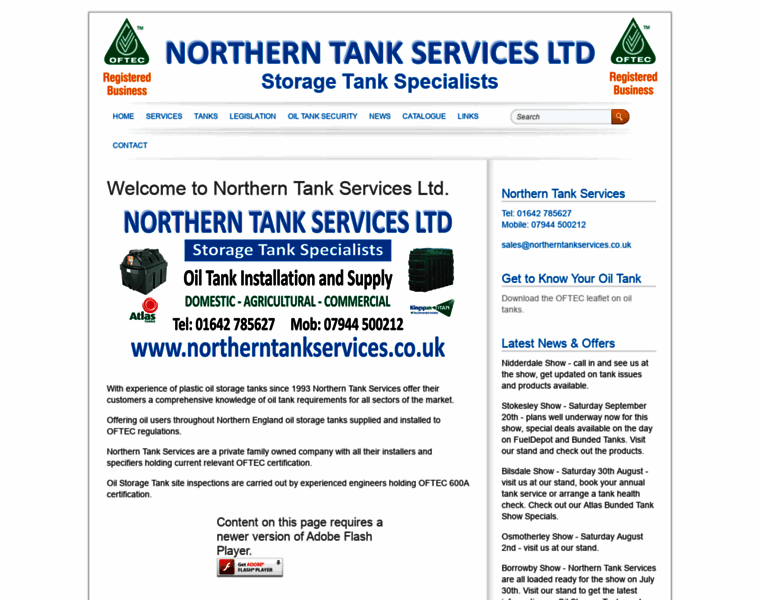 Northerntankservices.co.uk thumbnail