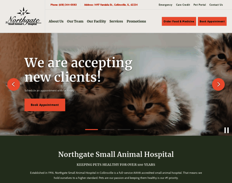 Northgatesmallanimalhospital.com thumbnail