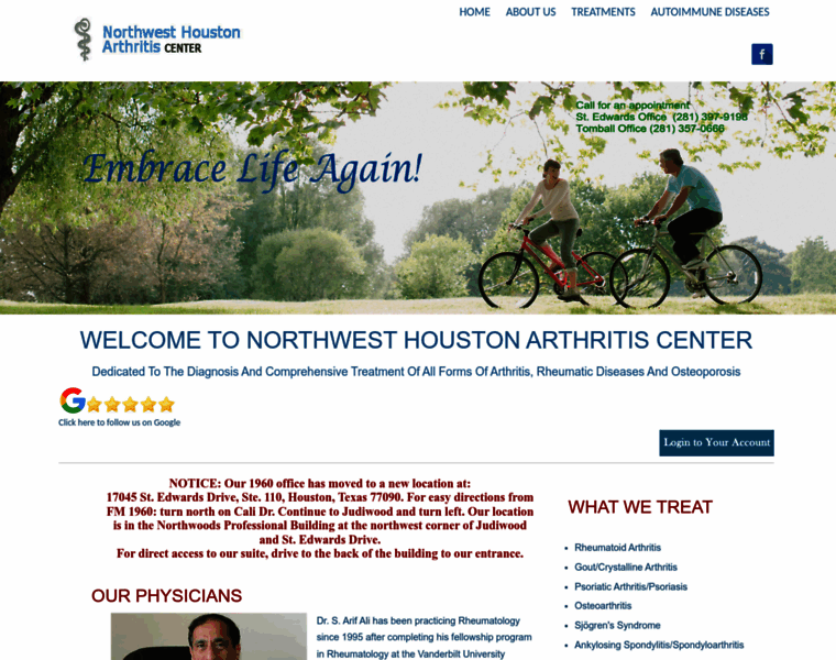 Northhoustonarthritis.com thumbnail