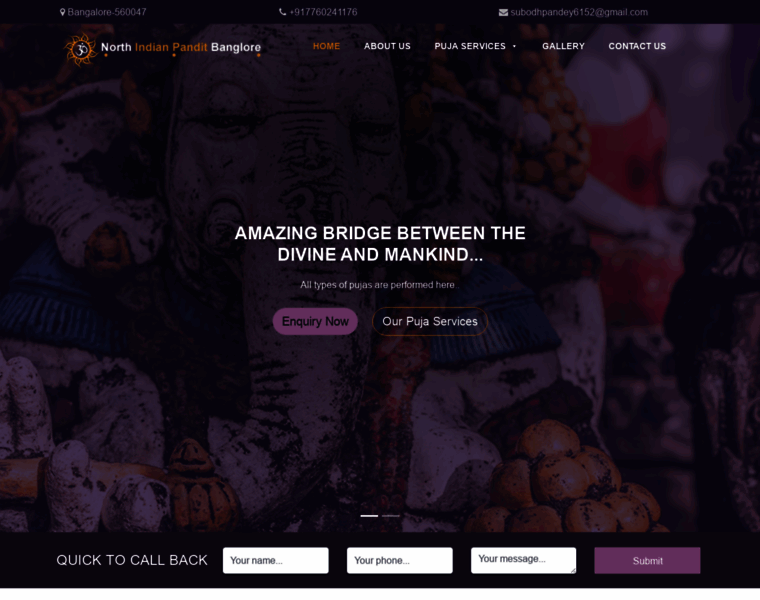 Northindianpanditbangalore.com thumbnail