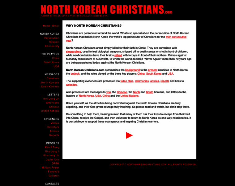 Northkoreanchristians.com thumbnail