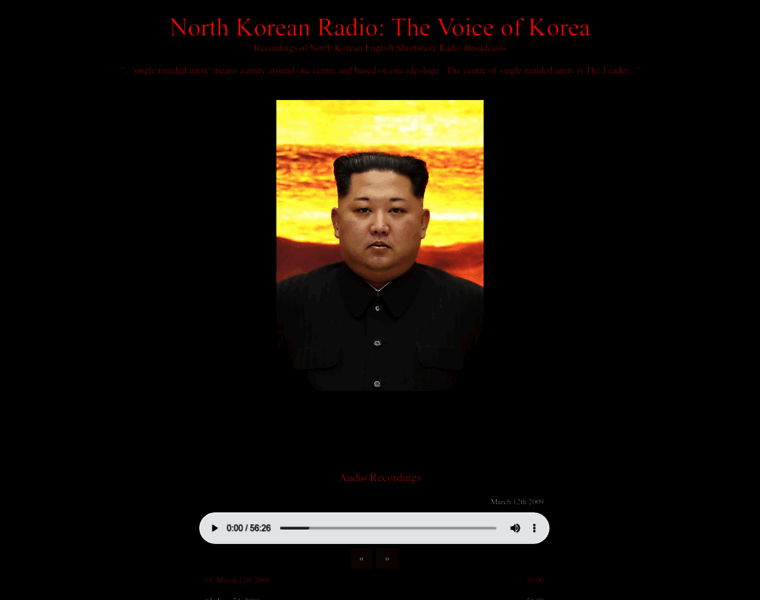 Northkoreanradio.com thumbnail