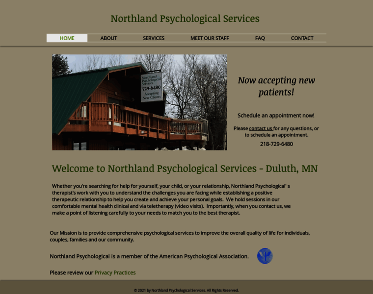 Northlandpsychological.com thumbnail