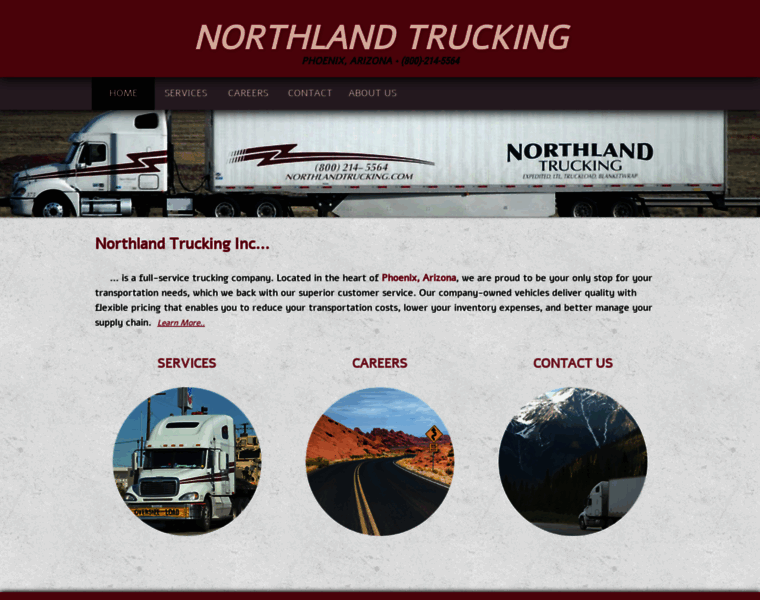 Northlandtrucking.com thumbnail