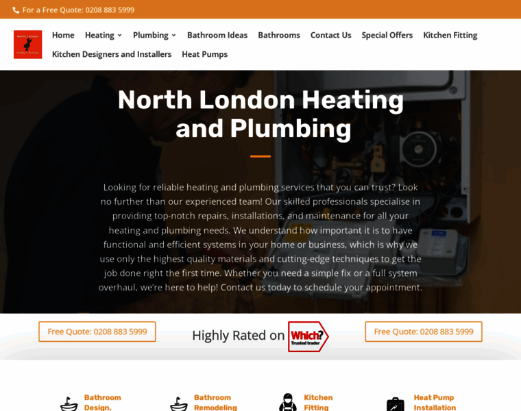 Northlondonheatingandplumbing.co.uk thumbnail