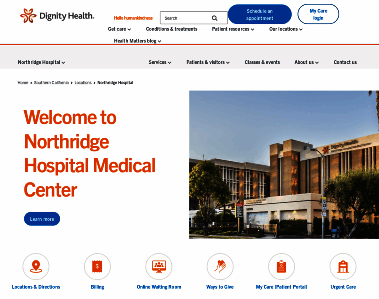 Northridgehospital.org thumbnail