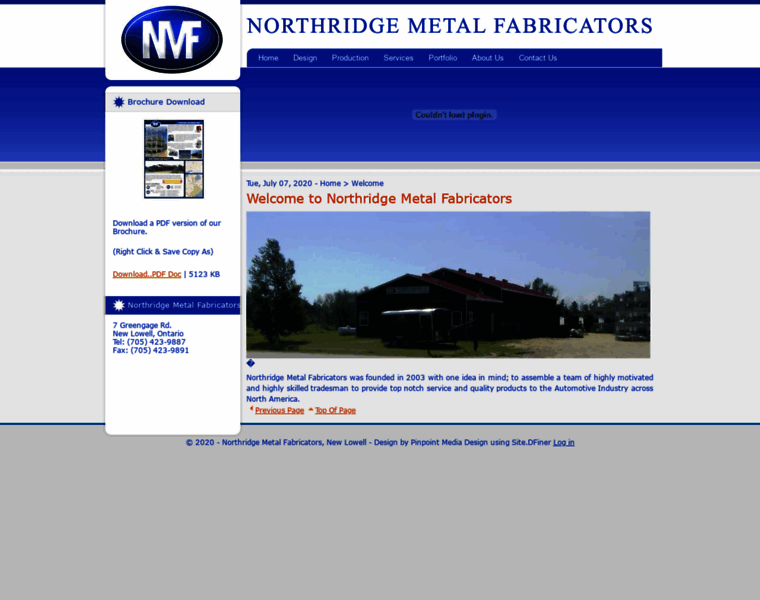 Northridgemetal.ca thumbnail