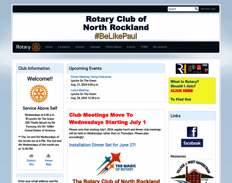 Northrocklandrotary.org thumbnail