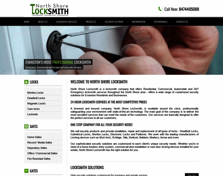 Northshore-locksmith.com thumbnail