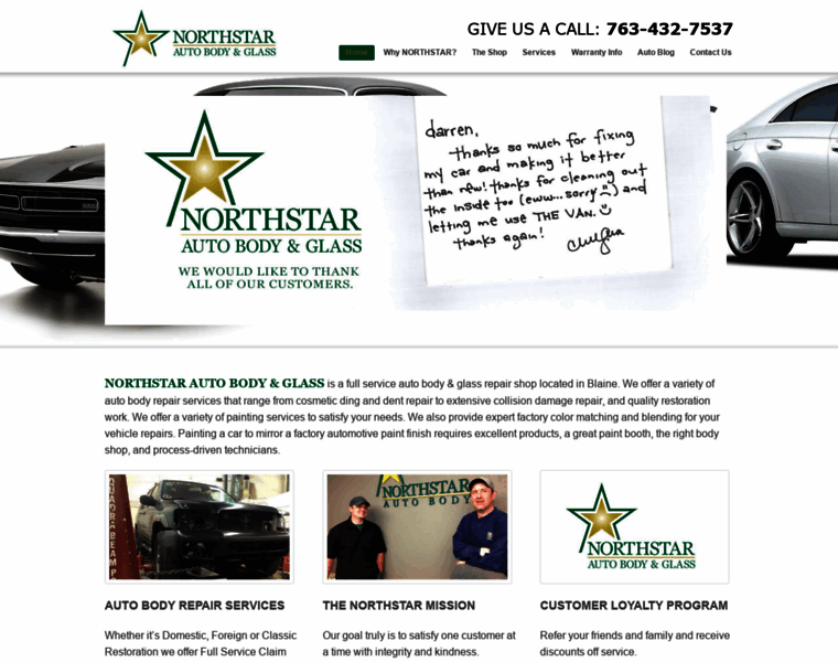 Northstar-autobody.com thumbnail