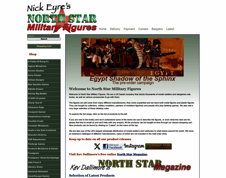 Northstarfigures.com thumbnail