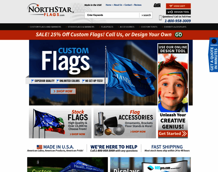 Northstarflags.com thumbnail